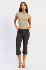 Beige Marnie Top by Emory Park, casual women's blouse with a relaxed fit and stylish design, perfect for everyday wear.