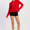Kaia Cardigan - Red