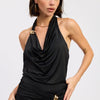 Tori Halter Top - Black