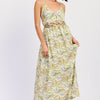 Ivara Maxi Dress - Green Multi