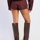 Halle Suede Shorts