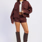 Halle Suede Shorts