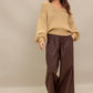 EARTHY TOUCH SWEATER KNIT TOP