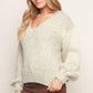 EARTHY TOUCH SWEATER KNIT TOP