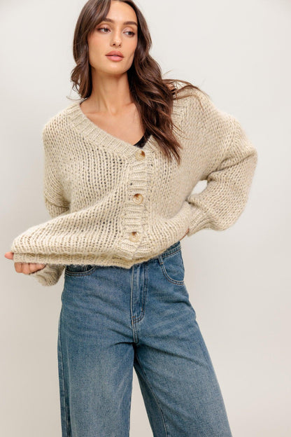 WEEKEND WARMTH SWEATER KNIT CARDIGAN