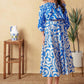 SUNSET SASHAY BLUE TOP AND SKIRT SET