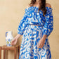 SUNSET SASHAY BLUE TOP AND SKIRT SET
