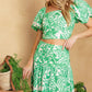 DESTINED FOR MORE WOVEN TOP AND SKIRT SET