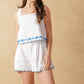 CONFIDENT SENSATION WOVEN TOP AND SHORT SET