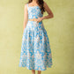 LITTLE MOMENTS WOVEN TOP AND SKIRT SET