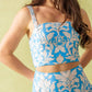 LITTLE MOMENTS WOVEN TOP AND SKIRT SET