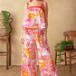 OVER YOU AGAIN WOVEN TOP AND PANT SET