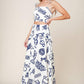 FREE TO DREAM WOVEN TOP AND SKIRT SET