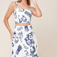 FREE TO DREAM WOVEN TOP AND SKIRT SET