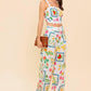 MARIGOLD IVORY WOVEN TOP AND PANT SET
