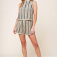 ALL IN DUE TIME CROCHET LACE TOP AND SHORTS SET