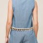 SONGS OF THE SKY WOVEN TOP AND SHORTS SET