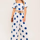 COCONUT KISS  NAVY TOP AND PANT SET
