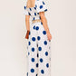 COCONUT KISS  NAVY TOP AND PANT SET
