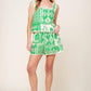 LANE SECRET GARDEN WOVEN TOP AND SHORTS SET