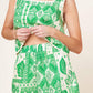 LANE SECRET GARDEN WOVEN TOP AND SHORTS SET