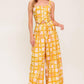 PRETTY MEADOW WOVEN TOP AND PANT SET
