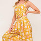 PRETTY MEADOW WOVEN TOP AND PANT SET