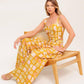 PRETTY MEADOW WOVEN TOP AND PANT SET
