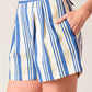 AROUND THE WORLD WOVEN TOP AND SHORT SET