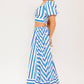 GARDEN WHISPERS WOVEN TOP AND SKIRT SET