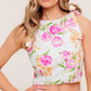 BOTANICAL BLISS WOVEN TOP AND SKIRT SET