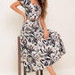 NEUTRAL ZONE WOVEN TOP AND SKIRT SET
