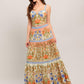 SWEET MEADOW MEMORIES WOVEN TOP AND SKIRT SET