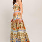 SWEET MEADOW MEMORIES WOVEN TOP AND SKIRT SET