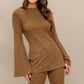 FLARE TOUCH SOLID TUNIC TOP