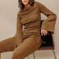 FLARE TOUCH SOLID TUNIC TOP