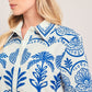 COASTLINE PALM WOVEN TOP