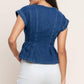 THE ONE YOU KEEP DENIM TOP