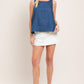 WASHED FLOW WOVEN TOP
