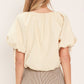 NATURAL CHARM WOVEN TOP