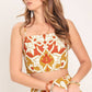 GOLDEN ISLAND WOVEN TOP AND SKIRT SET