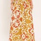 GOLDEN ISLAND WOVEN TOP AND SKIRT SET