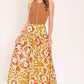 GOLDEN ISLAND WOVEN TOP AND SKIRT SET