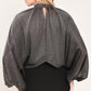 THEORY GREY STATEMENT TOP