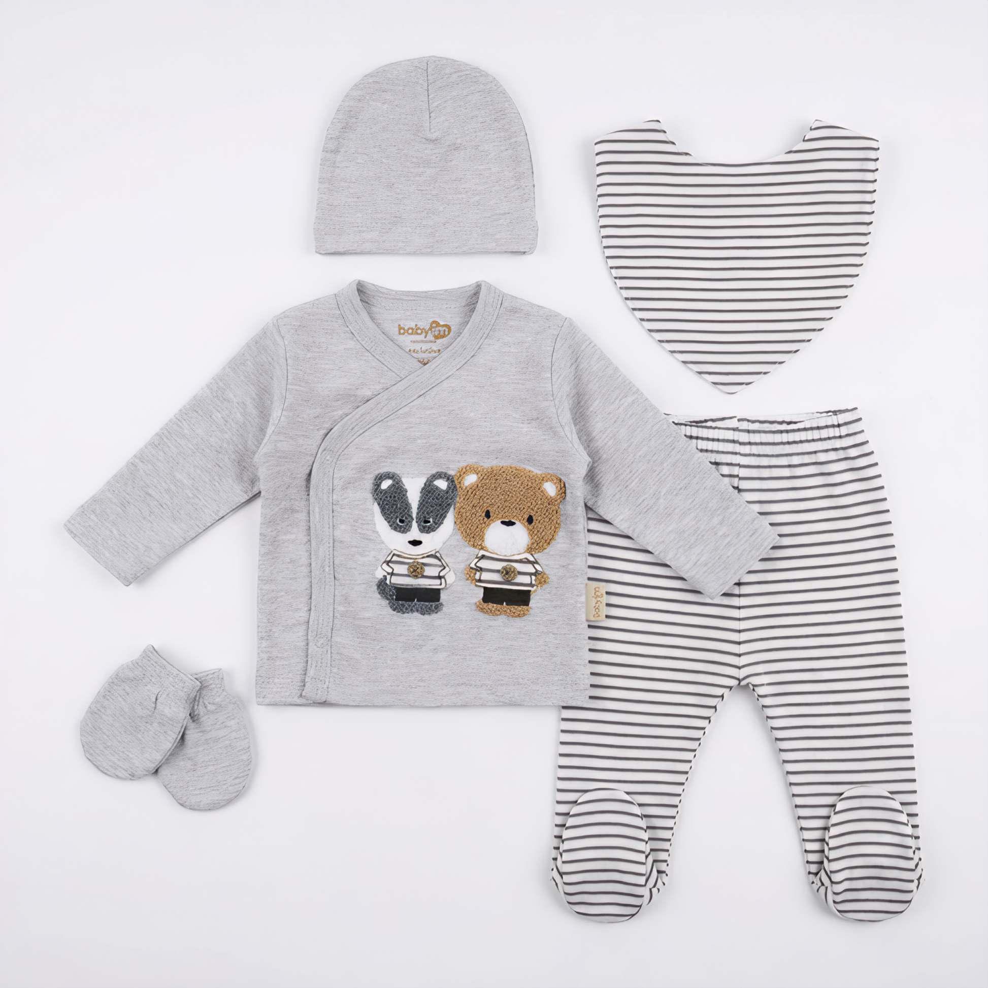Wild Friends Newborn 5PC Set-2