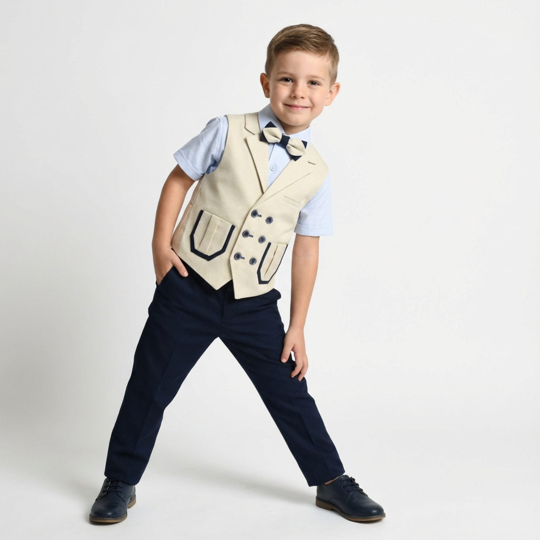 Polished Nico Formal Vest Set-0