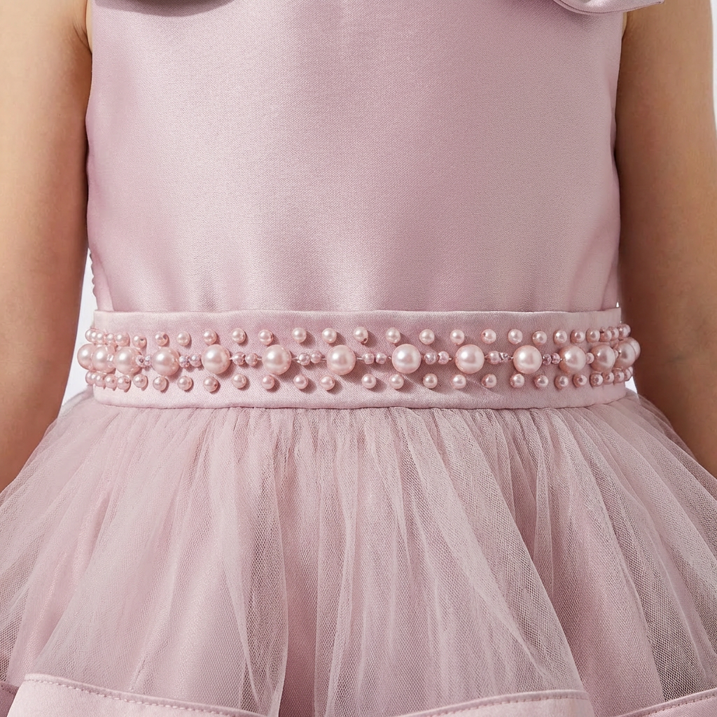 Blushing Meadow Girls Short Dress-4