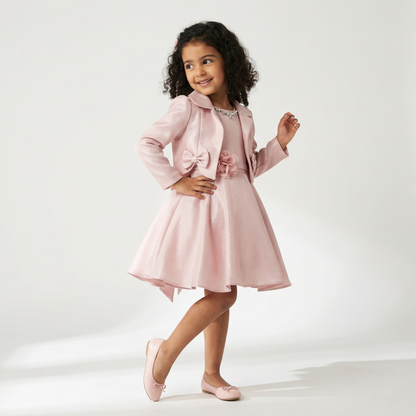Satin Stella Girls Bolero Dress-0
