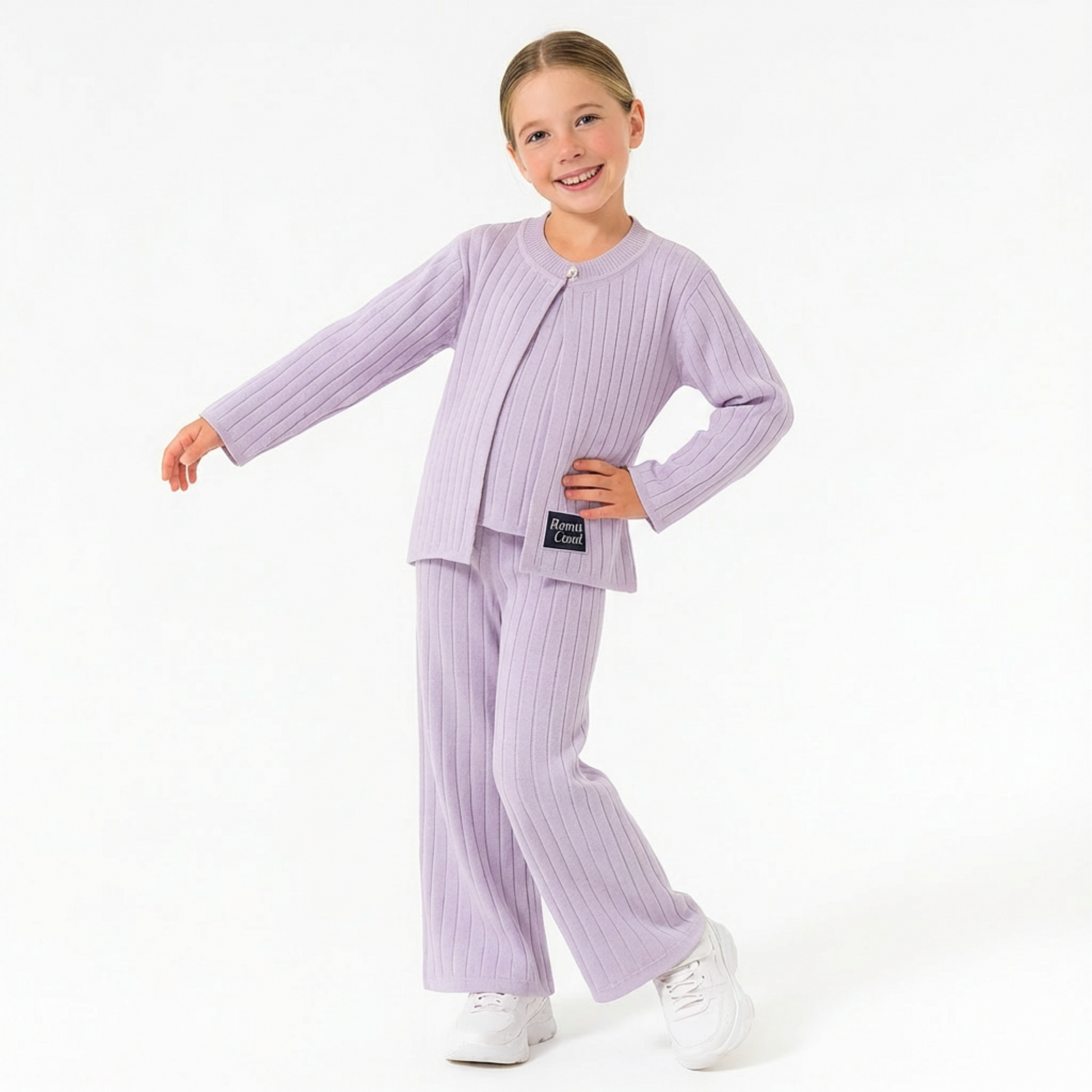 Cozy Chloe Girls Knit Set-0