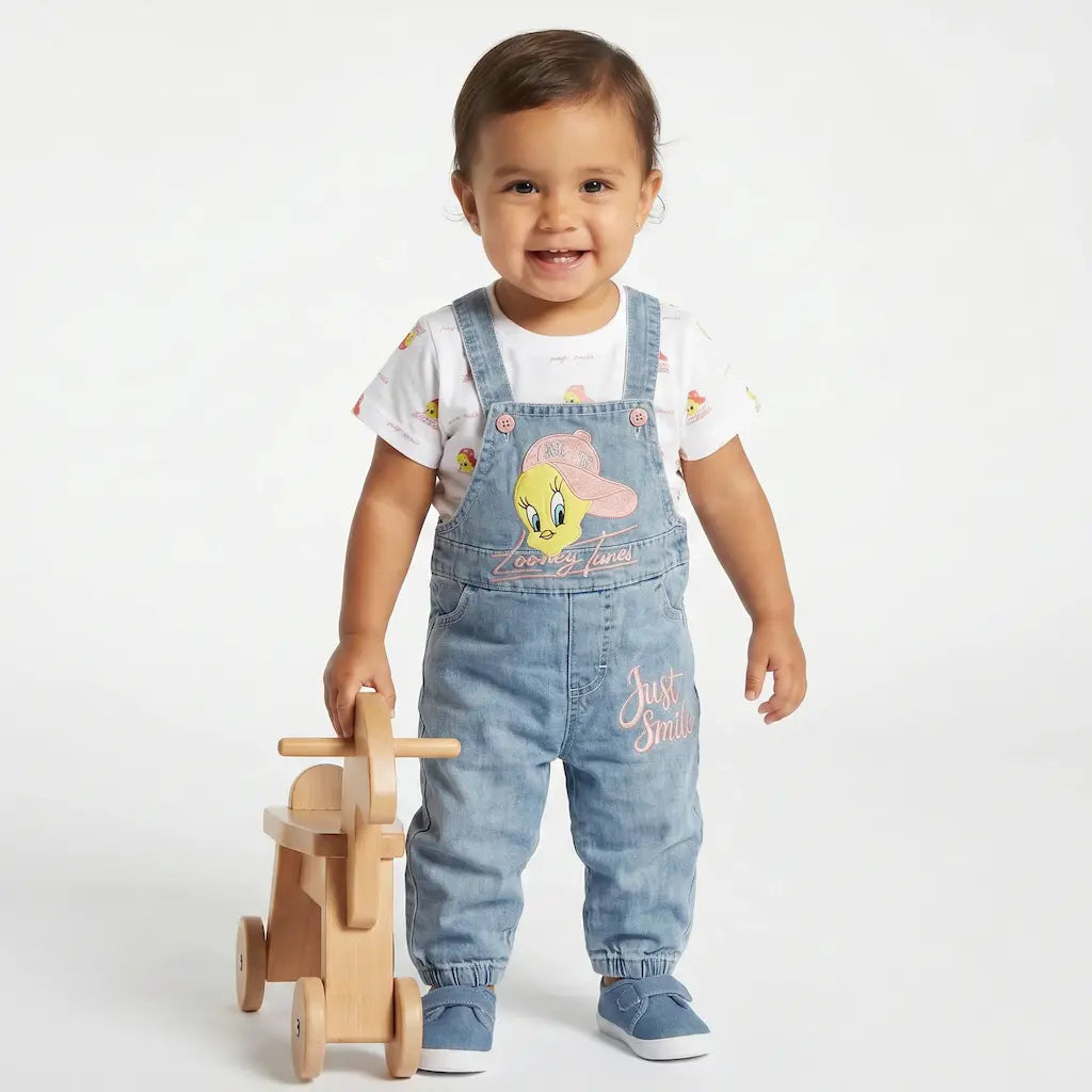 Denim Series – Birdie Baby Set-1